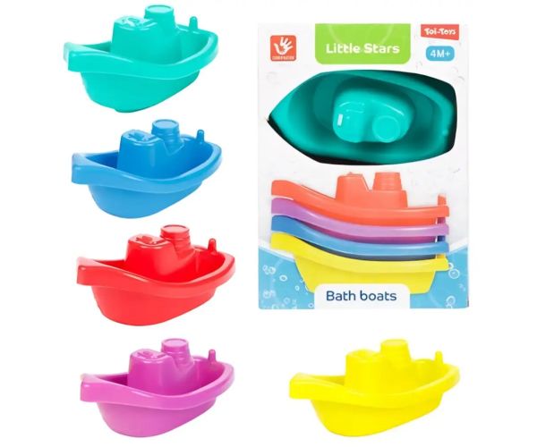 Little Stars: joc de baie cu barcă de 5 bucăți