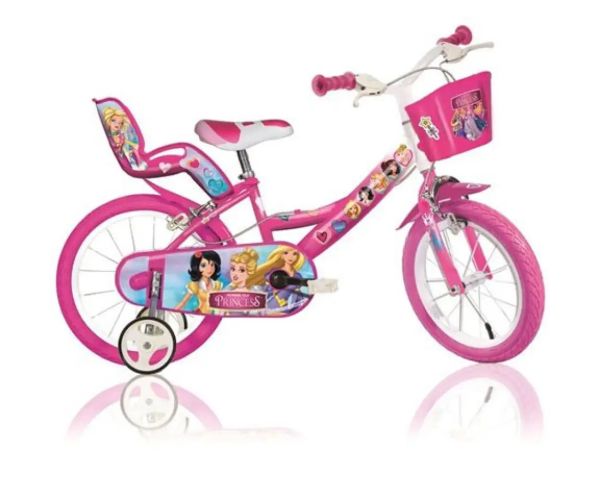 Princess bicicletă roz mărimea 14