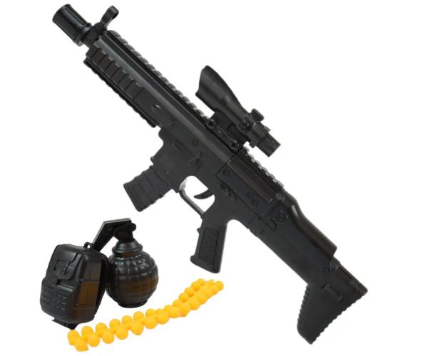 Assaul Game: Set de arme militare cu accesorii și cartușe în mai multe versiuni