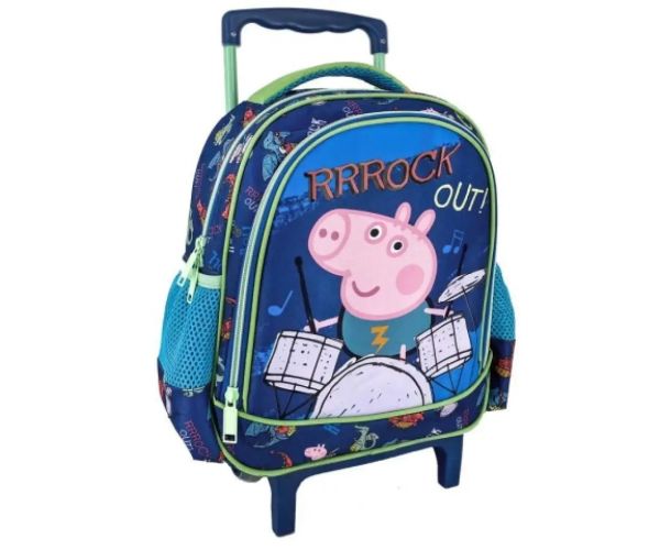 Peppa Pig: Rrrock Out rucsac pentru grădiniță tip troller