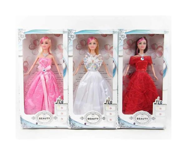 Beauty păpușă de modă set cu haine în trei variante 29cm