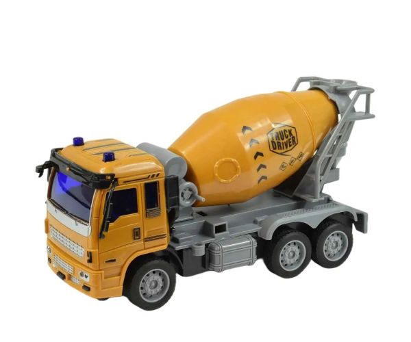 Camion de construcție cu telecomandă RC cu efecte de lumină 27MHz 20cm în diverse versiuni 1bucată