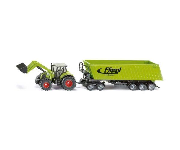 SIKU tractor Claas cu încărcător frontal 1/50