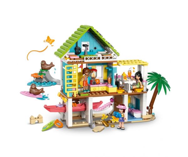 LEGO® Friends: Casă pe plajă cu foci (42699)