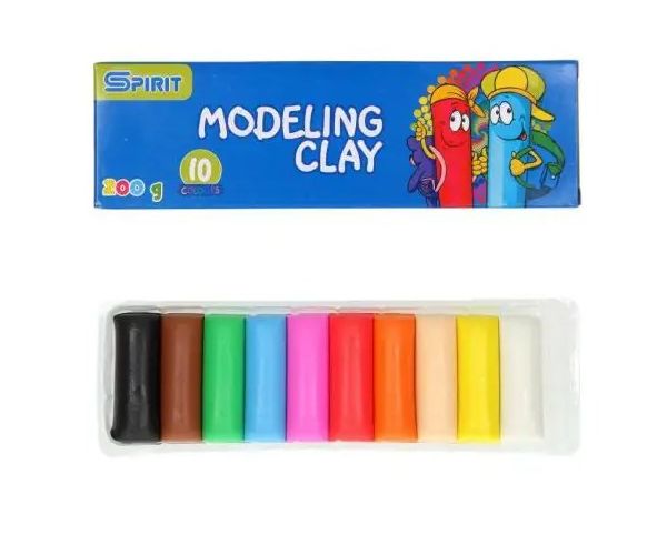 Spirit: plastilină colorată 10 bucăți set 200g