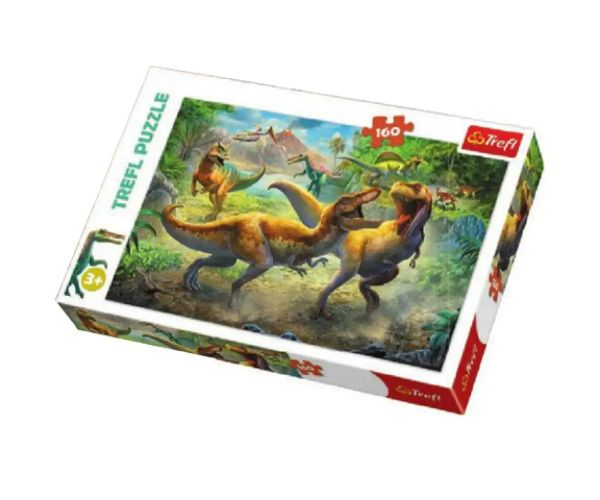 Tyrannosaurus luptător 160 bucăţi puzzle - Trefl