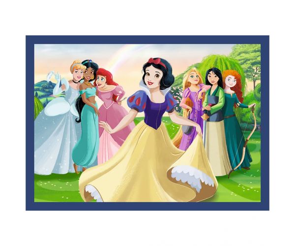 Prințesele Disney - puzzle 4 în 1 4 x 88 bucăți - Trefl