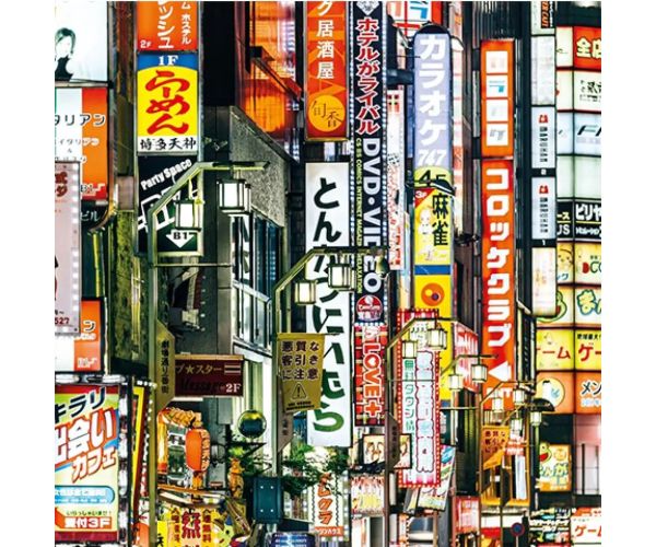 Luminile lui Tokio 250 bucăți puzzle cu ramă - Clementoni