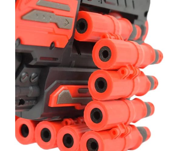 Rattle Belt Track Pro: Armă de burete cu magazie și cartușe cu o rază de tragere de 18 metri
