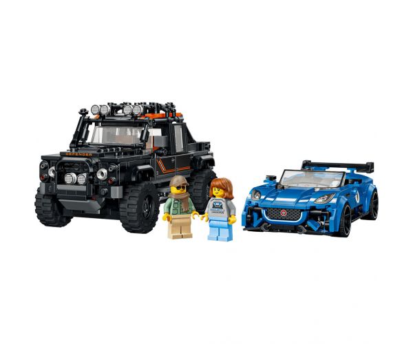 LEGO® Speed Champions: Jaguar Project 7 și Land Rover Defender (77264)
