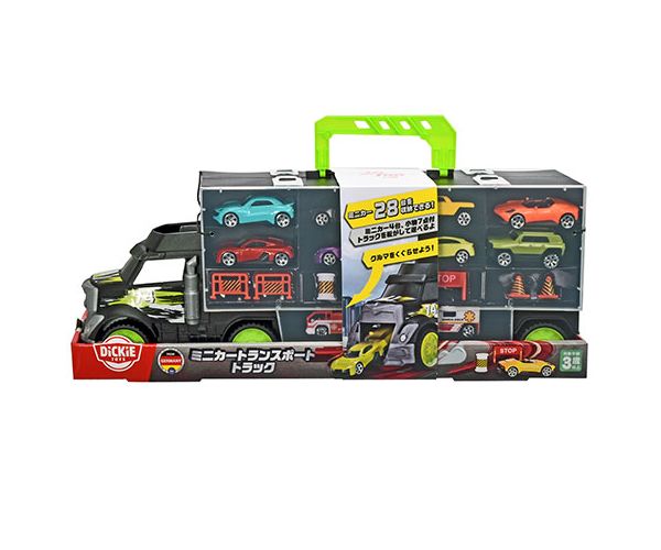 Mașină de transport auto portabilă cu mașinuțe 43cm - Dickie Toys