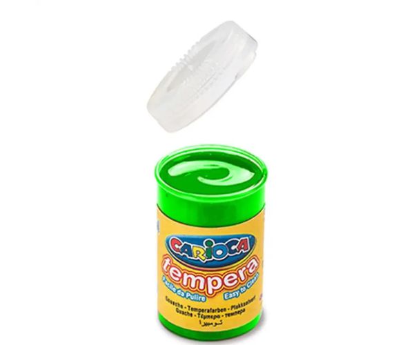 Verde deschis tempera în tub 6x35g - Carioca