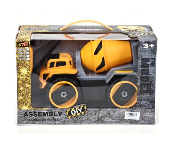 DIY Assembly mixer vehicul culoarea galbenă