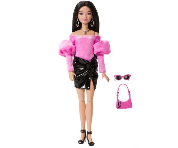 Barbie Prietene Trendy - În Fustă Mini Neagră - Mattel