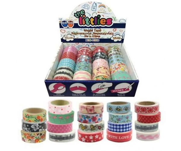 Bandă decorativă 15mm x 5 m mai multe variante 1 bucată