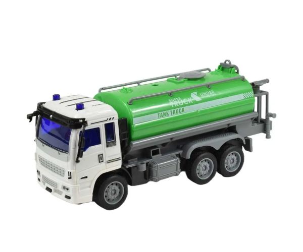 Camion de gunoi ​​cu telecomandă RC cu efecte de lumina 27MHz 20cm in diverse versiuni 1bucată