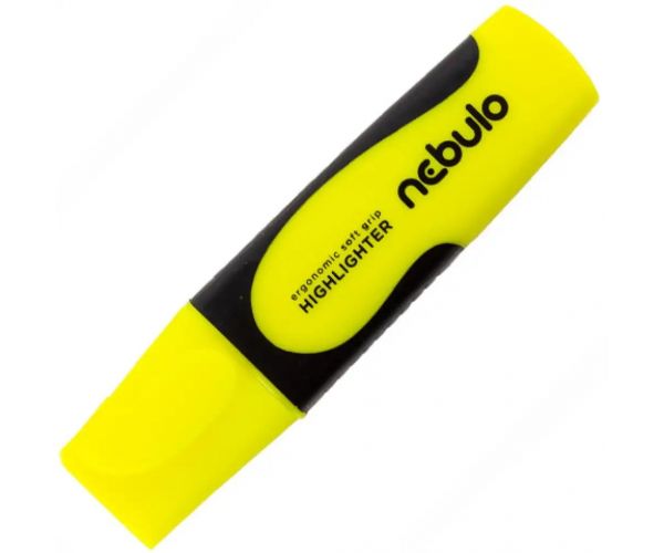Nebulo: Neon textliner galben lămâie textliner 1 bucată
