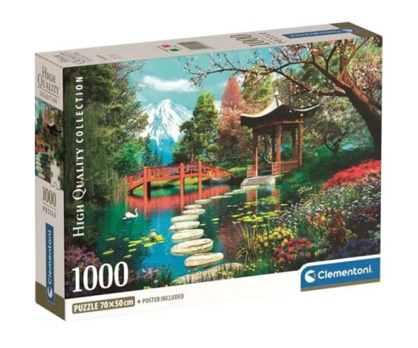 Fuji grădină HQC 1000 de piese Compact puzzle - Clementoni