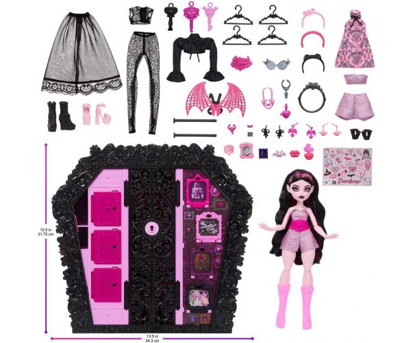 Monster High Stil Rău Draculaura cu Păpușă - Mattel