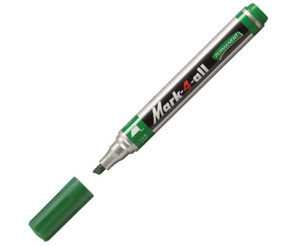 Stabilo: Mark-4-All vârf tăiat marker cu alcool culoarea verde