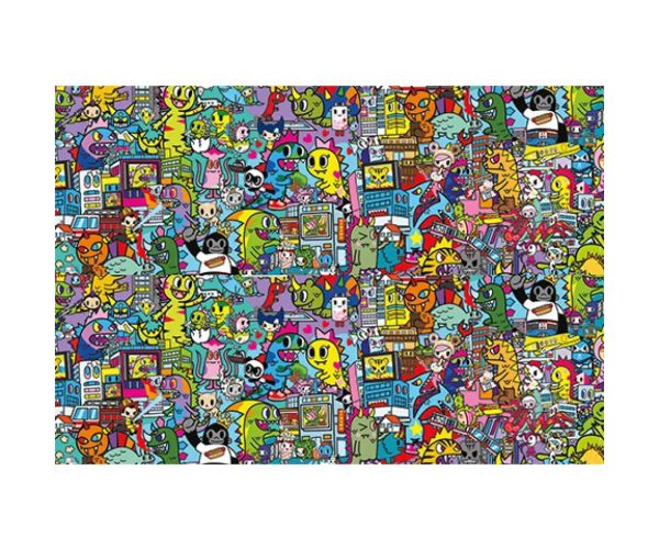 Tokidoki 1000 bucăți panoramă puzzle - Clementoni