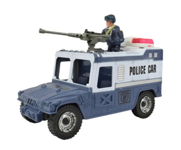 City Police: Set de joacă poliție cu vehicule și un polițist