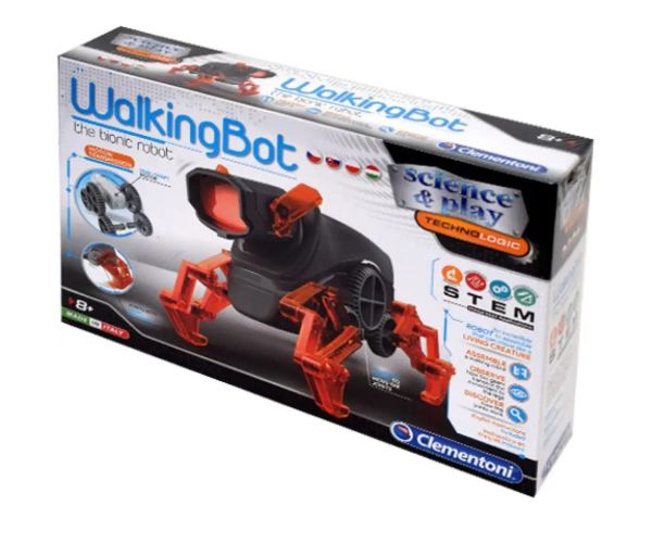 Science & Play: Walking Bot figurină robot - Clementoni