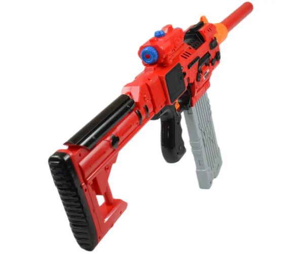 Sniping: Pistol electric transformabil gigant cu gloanțe de burete cu cartușe și țintă de 79 cm