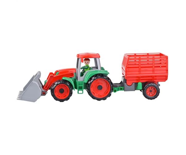 LENA: Truxx tractor cu remorcă 55cm