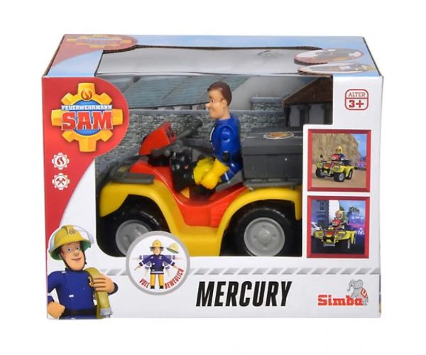 Sam pompierul: vehicul Mercury quad cu figură - Simba Toys