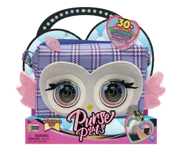 Purse Pets: Hot Couture Owl geantă interactivă - Spin Master
