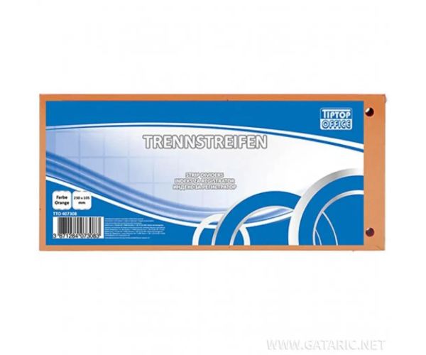 Spirit: Separator de foaie culoare portocaliu 50 bucăți