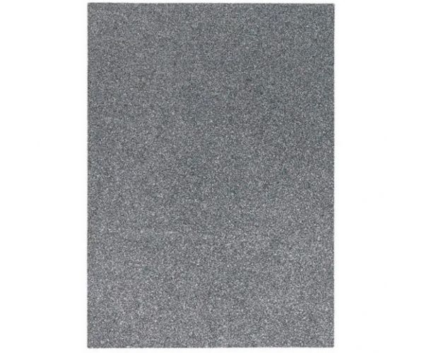 Spirit: Foaie decorativă sclipici burete spumă culoarea gri A4 1bc