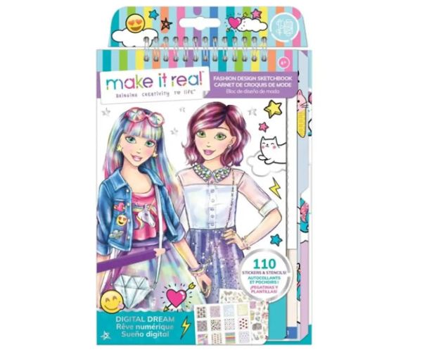 Make it Real: caiet de schițe cu accesorii - Haine moderne