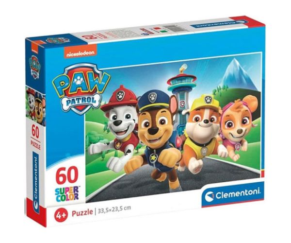 Paw Patrol Supercolor puzzle 60 bucăți - Clementoni