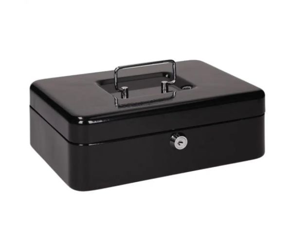 Spirit: dimensiune mică casetă de bani blocabilă culoarea neagră - CB320