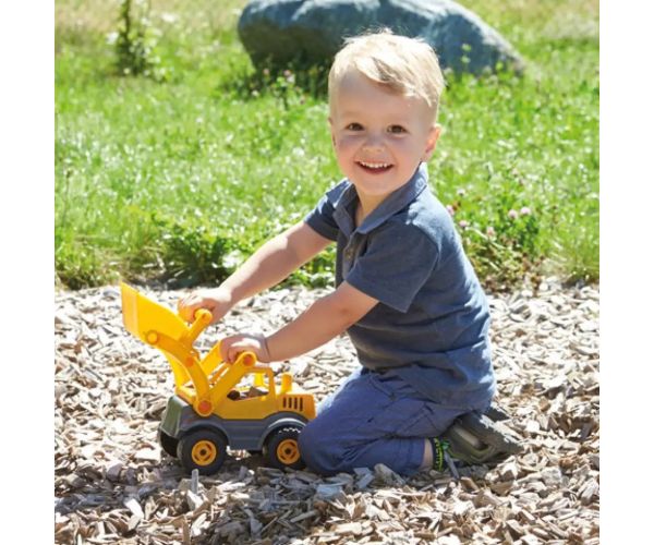 LENA: Eco Actives jucărie galbenă vehicul de 37cm