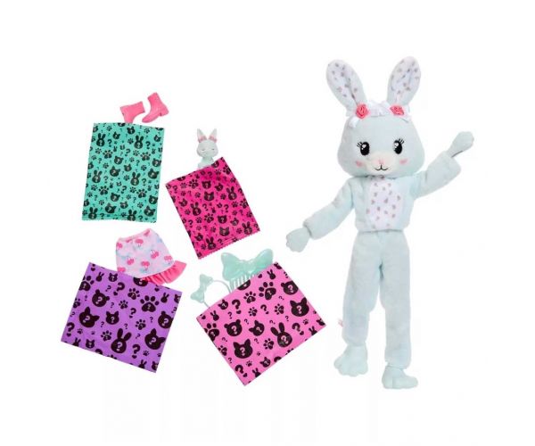 Barbie: Cutie Reveal surpriză păpușă - Iepure - Mattel