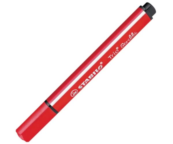 Stabilo: Trio Scribble triunghi marker culoarea roșie