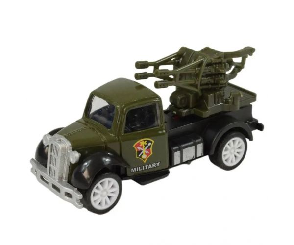 Die-Cast: Mașină militară în mai multe versiuni 1/55