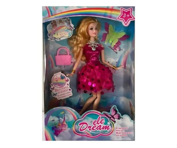 Dream Girl păpușă de modă în haine de cocktail și accesorii 29cm