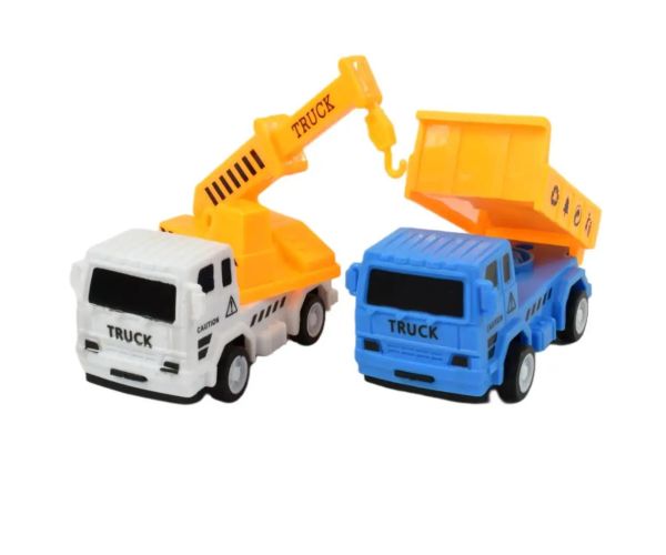 Truck Working: 7 bucăți set de jucării de construcție cu mașini, vehicule și accesorii