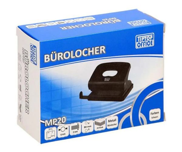 Spirit: capsator metal culoarea neagră două găuri MP20
