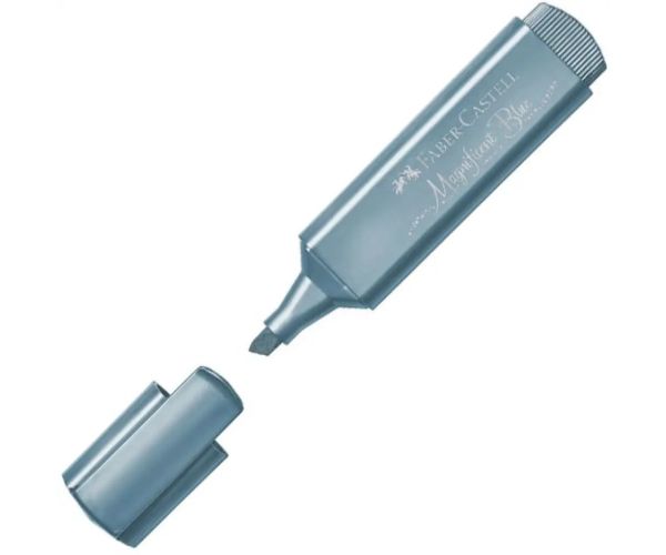 Faber-Castell: 1546 Magnificent blue textliner Metal albastru culoare 1 bucată