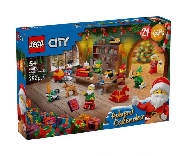 LEGO® City: Calendarul Advent 2026 (60510)