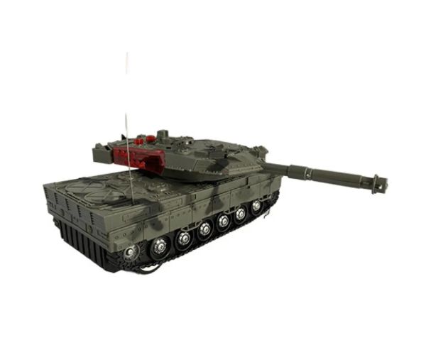 Leopard 2 tanc cu telecomandă RC și efecte de lumină 23cm