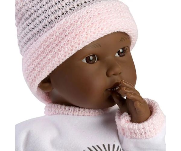 Llorens: Cuca păpușă fetiță plânge afro-americană 30 cm