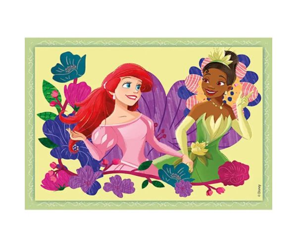 Puzzle cu prințese Disney 4 în 1 - Clementoni
