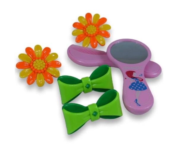 Vogue Girl: set de frumusețe din 10 piese cu telefon, agrafe de păr și machiaj