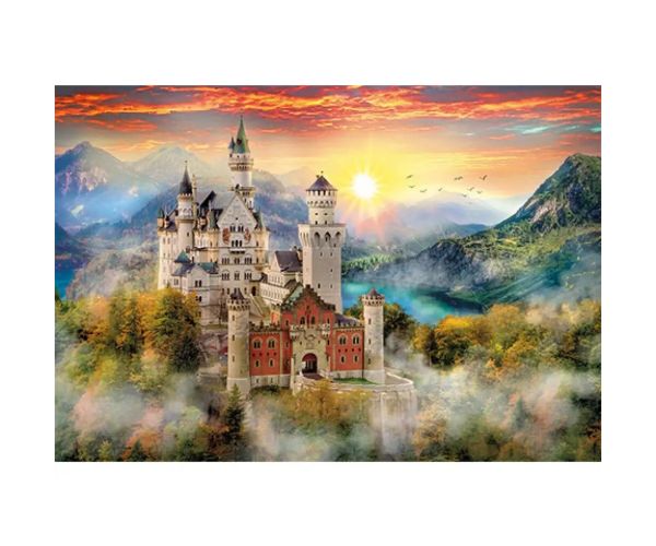 Castelul Neuschwanstein puzzle HQC 2000 de piese - Clementoni